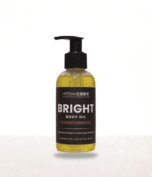 BRIGHT TURMERIC BODY OIL –  HYPERPIGMENTATION, ACNE & DRY SKIN