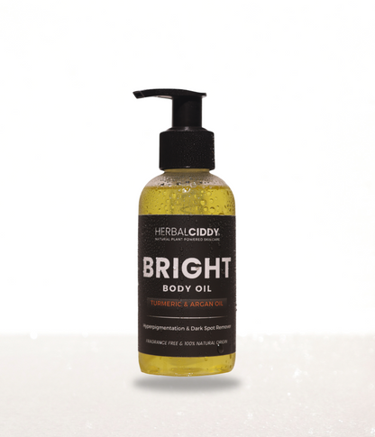 BRIGHT TURMERIC BODY OIL –  HYPERPIGMENTATION, ACNE & DRY SKIN