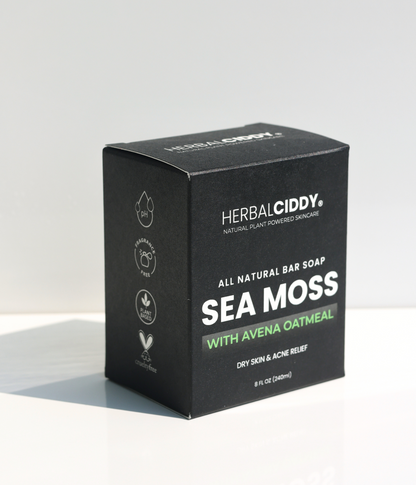 SEA MOSS BAR SOAP – DRY SKIN & ACNE RELIEF