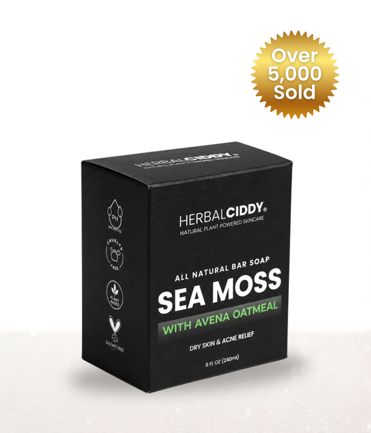 SEA MOSS BAR SOAP – DRY SKIN & ACNE RELIEF