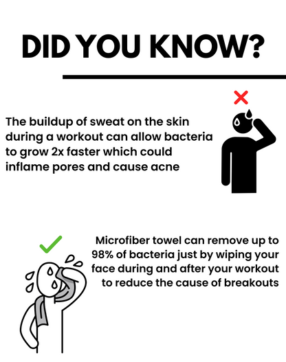 MICROFIBER SWEAT  TOWLES