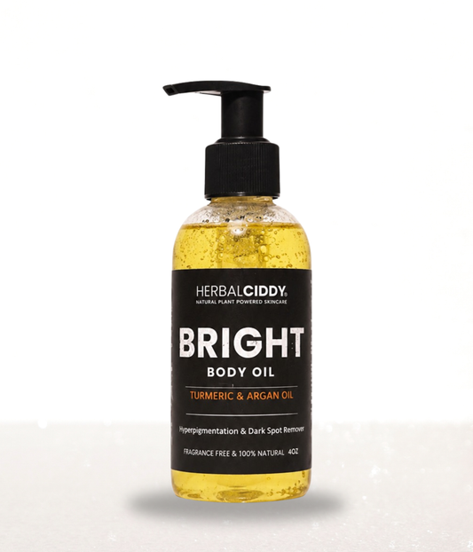 BRIGHT TURMERIC BODY OIL –  HYPERPIGMENTATION, ACNE & DRY SKIN