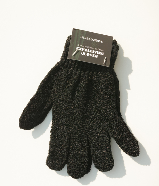 Exfoliating Gloves (Bamboo Charcoal Detox)