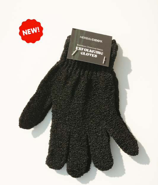 Exfoliating Gloves (Bamboo Charcoal Detox)