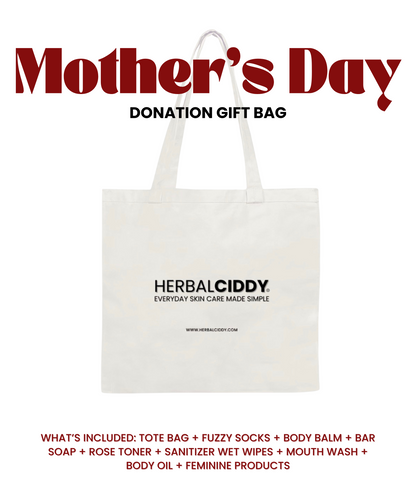 DONATE TO MOTHER'S IN NEED TOTE BAG